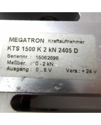 Megatron Kraftaufnehmer KTS 1500 K 2 kN 2405 D 2kN GEB