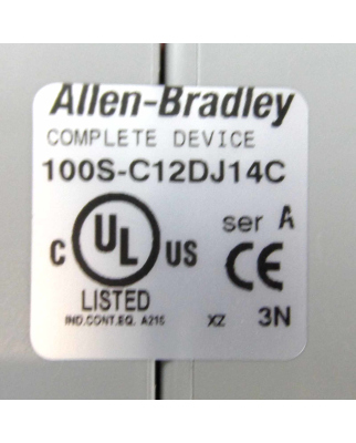Allen Bradley Sicherheitsschütz 100S-C12DJ14C SER.A 24VDC OVP