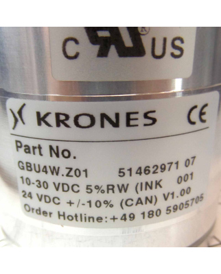 Krones Absolut- und Inkrementalgeber GBU4W.Z01 5146297107 OVP