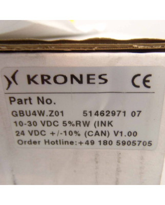 Krones Absolut- und Inkrementalgeber GBU4W.Z01 5146297107 OVP