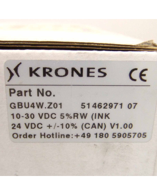 Krones Absolut- und Inkrementalgeber GBU4W.Z01 5146297107 #K3 OVP