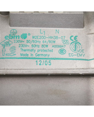ebm-papst Axiallüfter W2E200-HH38-07 230V GEB
