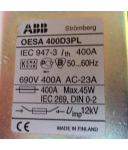 ABB Fuse Switch OESA 400D3PL / 170M5806 GEB