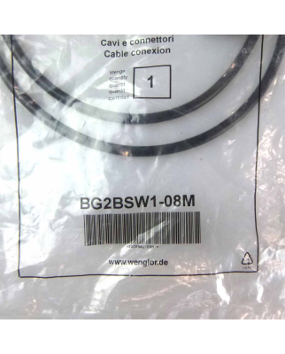 wenglor Verbindungskabel BG2BSW1-08M OVP