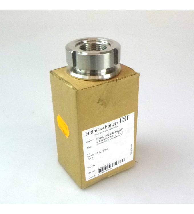 Endress+Hauser Einschweissadapter 52011898 OVP