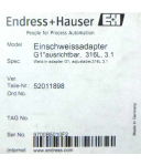 Endress+Hauser Einschweissadapter 52011898 OVP