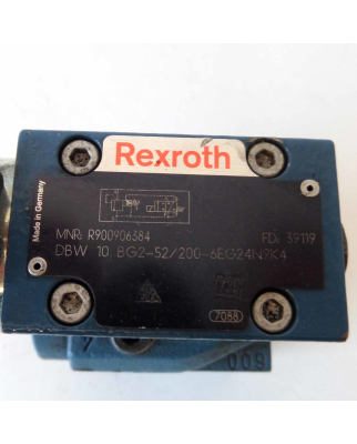 Rexroth Druckbegrenzungsventil DBW 10 BG2-52/200-6EG24N9K4 R900906384 GEB