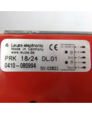 Leuze Reflexionslichtschranke PRK 18/24 DL.01 50102822 OVP