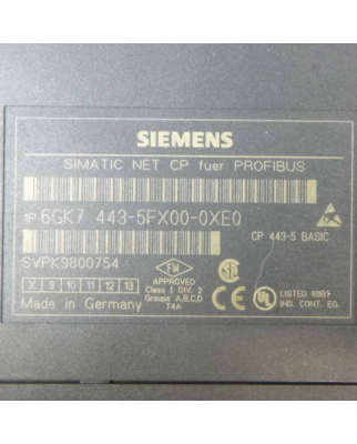 Simatic NET CP443-5 6GK7 443-5FX00-0XE0 GEB