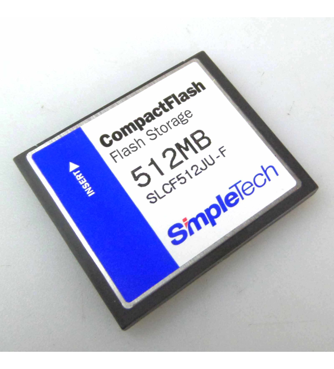 SimpleTech Compact Flash Card 512MB SLCF512JU-F GEB
