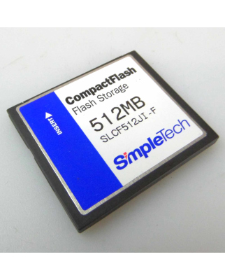 SimpleTech Compact Flash Card 512MB SLCF512JI-F GEB