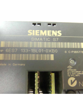 Simatic S7 ET200L 6ES7 133-1BL01-0XB0 #K2 GEB