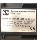 System Antriebstechnik Drehstrom-Motor DSM4-07.3-20I.94-86A GEB