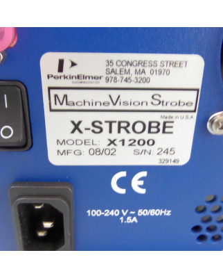 Perkin Elmer Machine Vision Strobe X-Strobe X1200 OVP