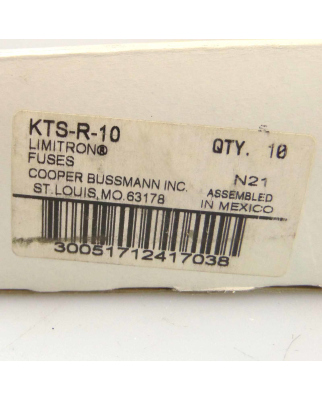 Limitron Sicherung KTS-R-10 (10Stk.) OVP