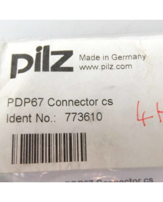 Pilz Anschlussstück PDP67 Connector cs 773610 OVP
