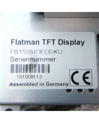 IQ Automation GmbH Flatman TFT Display FS150SIOEDDKU OVP