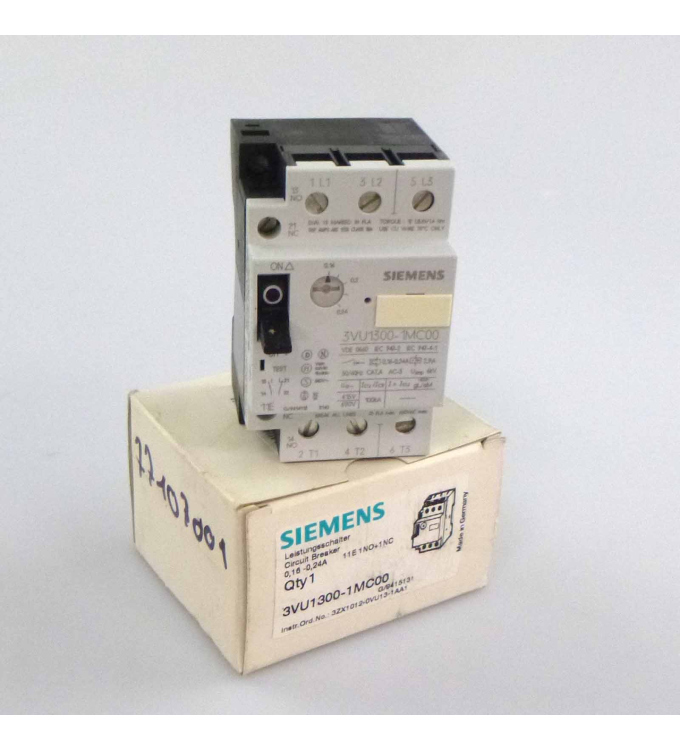 Siemens Leistungsschalter 3VU1300-1MC00 OVP