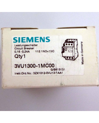 Siemens Leistungsschalter 3VU1300-1MC00 OVP