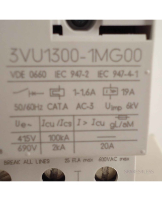 Siemens Leistungsschalter 3VU1300-1MG00 OVP
