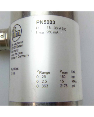 ifm Drucksensor PN5003 GEB