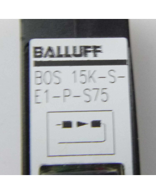 Balluff Optosensor BOS 15K-S-E1-P-S75 GEB