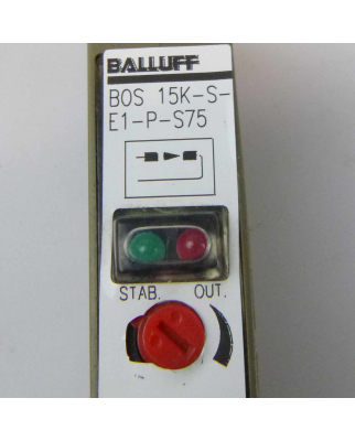 Balluff Optosensor BOS 15K-S-E1-P-S75 GEB #K2