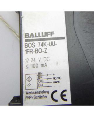 Balluff Optosensor BOS 74K-UU-1FR-BO-Z GEB