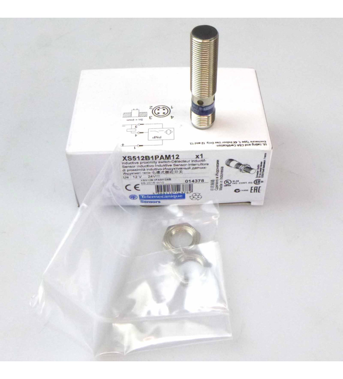 Telemecanique Induktiver Sensor XS512B1PAM12 014378 OVP