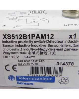Telemecanique Induktiver Sensor XS512B1PAM12 014378 OVP