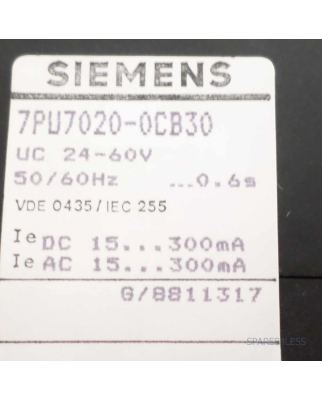 Siemens Zeitrelais 7PU7020-0CB30 OVP