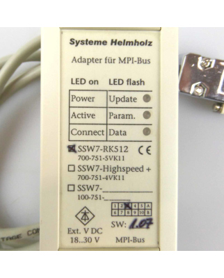 Helmholz Adapter 700-751-5VK11 SSW7-RK512 OVP