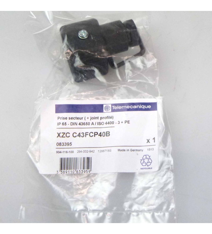 Telemecanique Steckverbinder XZC C43FCP40B 083395 OVP