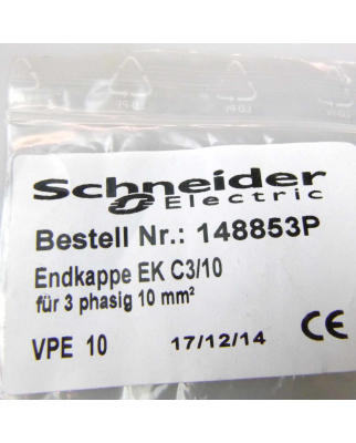 Schneider Electric Endkappe EK C3/10 148853P (10Stk.) OVP