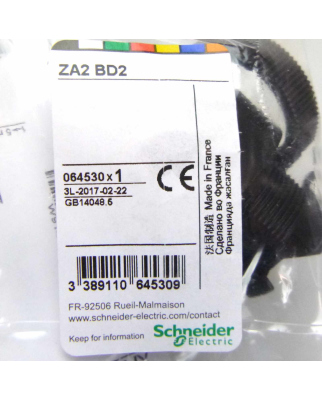 Schneider Electric Knebeltaste ZA2BD2 064530 OVP