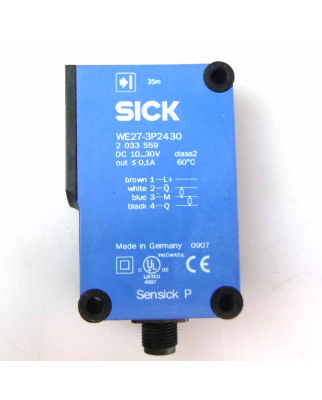 SICK Einweg-Lichtschranke WE27-3P2430 2033559 GEB