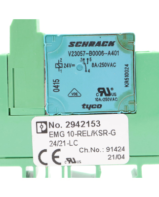 Phoenix Contact Relaismodul EMG 10-REL/KSR-G 24/21-LC 2942153 GEB