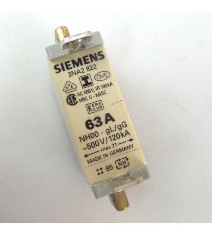 Siemens NH-Sicherungseinsatz 3NA2 822 63A GEB