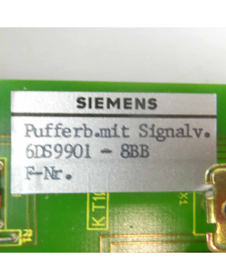Siemens Pufferbatterie mit Signalverteiler 6DS9901-8BB E-Stand:01 REM