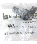 binder Stecker 713 2 99-0430-24-04 3302483448 OVP