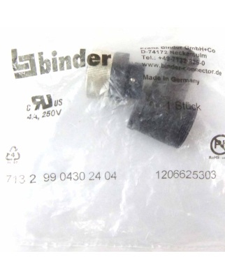 binder Stecker 713 2 99 0430 24 04 1206625303 OVP
