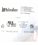 binder Stecker 713 99 0430 24 04 42 2010119966 OVP