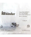 binder Stecker 713 99 0429 14 04 1008810103 OVP
