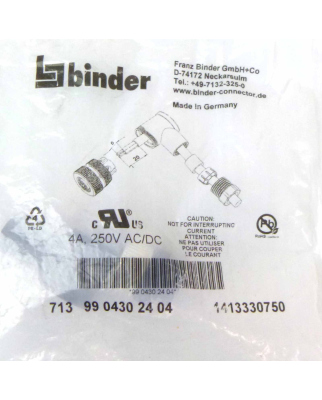 binder Stecker 713 99 0430 24 04 1413330750 OVP