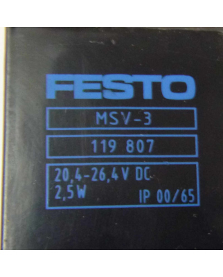 Festo Magnetventil MVH-5/3G-1/4B 19138 GEB