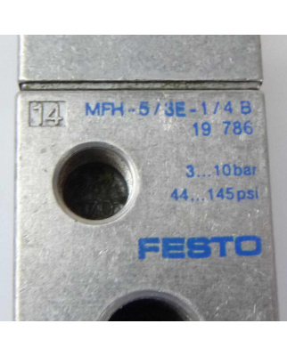 Festo MFH-5/3-E-1/4-B 19786 3-10bar Magnetventil 