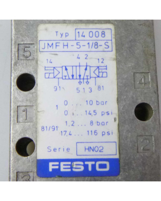 Festo Magnetventil JMFH-5-1/8-S 14008 GEB