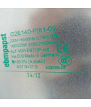 ebm-papst Radiallüfter G2E140-PI51-09 230V GEB
