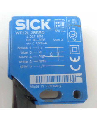 SICK Reflexions Lichttaster WT12L-2B550 1017904 GEB