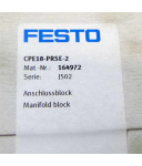 Festo Anschlussblock CPE18-PRSE-2 164972 SIE